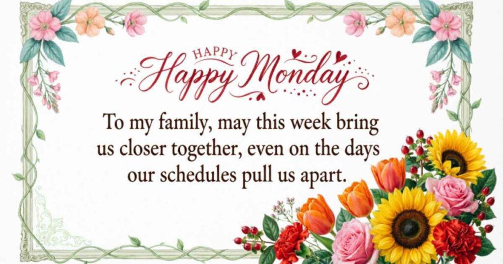Monday Blessings For Family And Friends