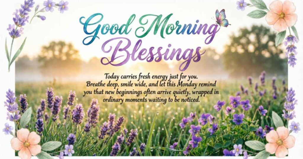 GOOD MORNING MONDAY BLESSINGS
