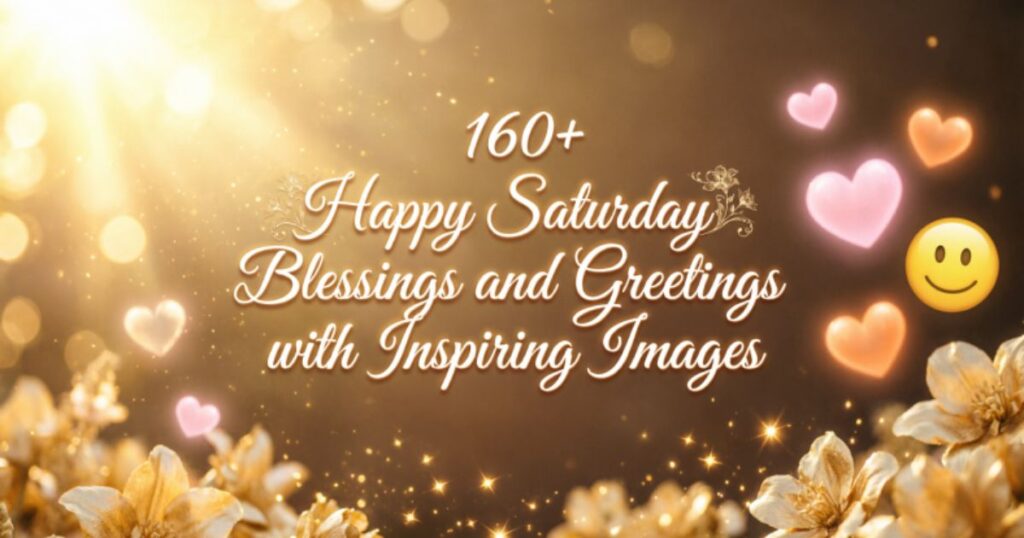 160+ Happy Saturday Blessings and Greetings with Inspiring Images 