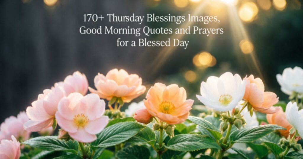 170+ Thursday Blessings Images, Good Morning Quotes and Prayers for a Blessed Day 