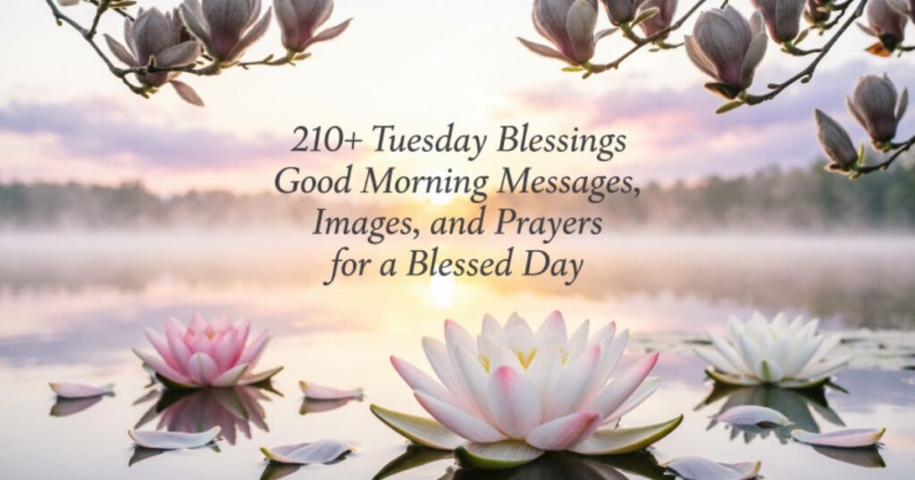 210+ Tuesday Blessings Good Morning Messages, Images, and Prayers for a Blessed Day 